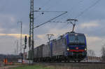 Am 06.01.2021 zogen SBB Cargo 193 529 und 193 527 den GTS Zug nach Rotterdam-Botlek durch Wesel. 