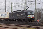 Siemens Vectron 193 711-9 durchfährt den badischen Bahnhof. Die Aufnahme stammt vom 19.01.2022.