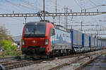 Siemens Vectron 193 472-8 durchfährt den Bahnhof Pratteln. Die Aufnahme stammt vom 29.04.2022.