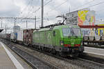 Siemens Vectron 193 283-9 durchfährt am 29.08.2023 den Bahnhof Pratteln.
