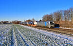 193 991 mit DGS 40561 am 20.01.2024 bei Raubling.