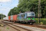 193 213 mit Containerzug in Fahrtrichtung Nienburg(Weser).