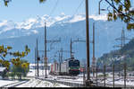 Meine erste ELL-Vectron! 193 259 mit einem Wetron-UKV-Zug am 29. April 2017 zwischen Schwyz und Steinen.