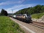 Die 193 875 und die 193 262 mit einem Kupferzug am 09.06.2017 unterwegs bei Wernstein.