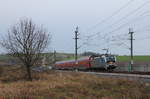 193 802-6 DB Regio/ Railpool bei Altenbanz VDE 8.1 am 27.12.2017.