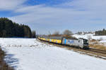 193 810 mit einem ARS Altmann am 21.02.2018 bei Sinngrün.