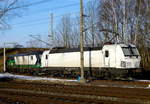 Am 27.02.2018 standen 193 285-4 und die 193 247-4 von der SETG (ELL) in Borstel .