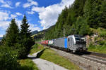 193 827 + 193 282 mit TEC 49887 am 30.06.2018 bei Gries am Brenner.