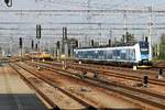 CD 660 104-1 und im Hintergrund die D-ELOC 193 206-0 fahren am 20.Juli 2018 in den Bahnhof Breclav ein.