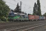 Ell 193 728-3 mit einem Containerzug bei der Durchfahrt in Rheydt Hbf am Sontag den 16.9.2018