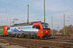 Siemens Vectron 193 461-1 durchfährt den badischen Bahnhof. Die Aufnahme stammt vom 21.11.2018.