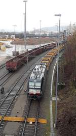 DB 193 854-7 am 13.01.2019 bei der Sonntagsruhe in Stuttgart Nord.