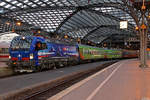 193 492 am FLX1800 nach Hamburg in Köln Hbf am 16.02.2019