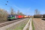 193 284 mit DGS 42944 am 29.03.2019 bei Langenisarhofen.