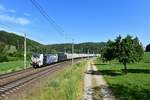 193 770 + 189 910 mit TEC 41857 am 12.06.2019 bei Wernstein am Inn.