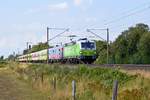 Railpool 193 813, vermietet an BTE, mit FLX 1807 Hamburg-Altona - Köln Hbf.