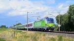 Railpool 193 991, vermietet an BTE, mit FLX 1805 Hamburg-Altona - Köln Hbf (Hüde, 10.08.19).