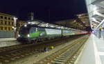 ELL 193 721 mit dem FLX 76307 von Berlin Hbf (tief) nach Stuttgart Hbf, am 26.12.2019 in Erfurt Hbf.