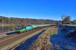 193 756 mit DGS 45190 am 02.01.2020 bei Sandbach.