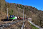 193 764 mit dem Magnesitzug am 15.03.2020 bei Ingling.