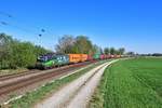 193 738 mit DGS 41968 am 21.04.2020 bei Langenisarhofen.