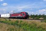 RailLogix 193 627 durchfahrt Valburg am 12 Juni 2020.