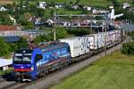 193 529  Neckar  unterwegs in Richtung Basel am Abend des 25.06.2020.