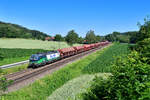 193 229 mit einem Getreidezug am 24.06.2020 bei Einöd.