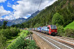 193 462 + 193 535 mit TEC 18427 am 03.09.2020 bei Gossensass.