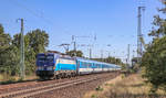 193 297 mit einem Eurocity am 18.09.2020 in Frauenhain