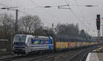 Am 09.01.2021 absolvierte 193 999 ihre erste Fahrt in ihrer neuen RTB Cargo Beklebung `GYÖR´, hier bei der durchfahrt des Bahnhofes Krefeld-Linn in richtung Krefeld-Uerdingen mit dem ARS Altmann. 