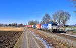 193 883 mit DGS 41139 am 31.01.2021 bei Langenisarhofen.