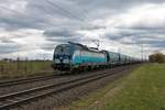 ELL/CD Siemens Vectron 193 289-6 am 11.04.21 mit Millet Getreidewagen in Altheim (Dieburg)