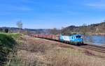 193 250 mit DGS 48963 am 09.04.2021 bei Sandbach.