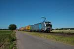 Railpool Siemens Vectron 193 804-2 mit KLV Zug in Babenhausen am 14.06.21