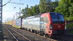 SBB Cargo International AG, Olten [CH] mit  193 464  [Name: Arth-Goldau][NVR-Nummer: 91 80 6193 464-5 D-SIEAG] und Containerzug auf dem Weg zum Hamburger Hafen am 25.08.21 Durchfahrt BF.