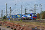 Siemens Vectron 193 527-9 durchfährt solo den badischen Bahnhof. Die Aufnahme stammt vom 22.09.2021.