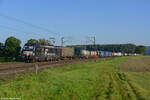 Am 04.09.2021 begegnete uns im Maintal bei Retzbach-Zellingen 193 700 (Mercitalia Rail) auf dem Weg nach Süden.