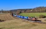 193 878 mit DGS 41161 am 03.03.2022 bei Edlhausen.