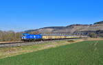 193 838 mit einem ARS Altmann am 08.03.2022 bei Himmelstadt.