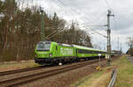 Am 08.04.22 führte 193 604 den Flixtrain von Köln nach Leipzig durch Radis.