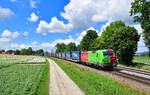 193 228 mit DGS 43947 am 25.06.2022 bei Langenisarhofen.