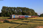 193 088-2 mit dem DPF 1819 (Lörrach Gbf - Hamburg Altona) bei Riegel 10.6.22