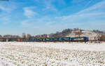 193 495-9 mit dem DGS 48507 (Aachen West Pbf - Basel Bad Bf) bei Riegel 16.12.22