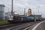 Siemens Vectron 193 713-5 durchfährt am 25.11.2022 den badischen Bahnhof.