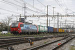 Siemens Vectron 193 461-1 durchfährt am 29.03.2023 den Bahnhof Pratteln.