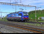 SBB - Lok 91 80 6 193 517-0 unterwegs in Pratteln am 02.04.2024 .. Standort des Fotografen ausserhalb der Geleise