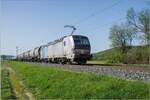 6193 143-5 mit einem Kesselzug bei Himmelstadt am 30.04.2024.