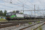 Siemens Vectron 193 829-9 durchfährt am 17.07.2024 den Bahnhof Pratteln.