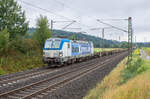 193 881 mit einem Containerzug am 12.09.2024 bei Kerzell.